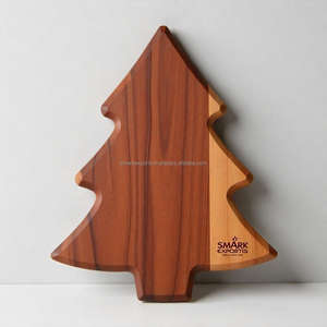 Tabla de cortar respetuosa con el medio ambiente para vacaciones en forma de árbol de Navidad, perfecta para uso en la cocina, sirve aperitivos y decoración de mesa festiva - Product Image 2