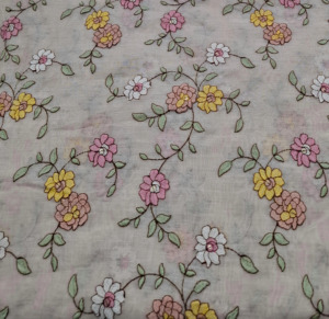 Tela de Bordado Premium con Textura de Malta, Tela de Poliéster Suave con Malla de Georgette y Encaje, Estampado Floral, Tela de Diseño para Vestidos de Novia - Product Image 2