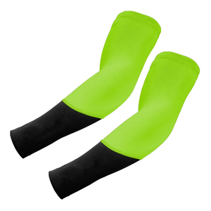 Manchons de cyclisme unisexes de haute qualité, couleur unie personnalisée, ensembles professionnels pour adultes, sublimation, Spandex, Polyester - Product Image 1