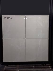 Azulejos de porcelana vitrificada con aspecto de mármol crema premium, para pisos y paredes, 600x600 mm, 60x60 cm, acabado brillante, 8.5 mm de grosor. - Product Image 5