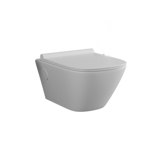 WC mural monobloc en céramique moderne, chasse d'eau Tornado, abattant à fermeture douce, écologique, design facile à nettoyer pour hôtels et appartements - Product Image 4