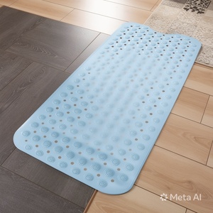 Tapis de bain antidérapant pour hôtel, tapis de douche en caoutchouc souple pour salles de bain, hôtels, complexes hôteliers, chambres d'hôtes et usage hôtelier - Product Image 4