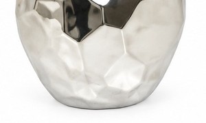 Premium Modern Luxury Premium <b>Mirror</b> Polish Hammered Aluminium Flower Vase Indian Classic Design Hot Look <b>Table</b> <b>Top</b> Center Piece - Product Image 4