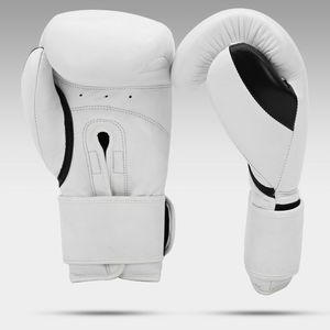 Premium Leather Boxing Gloves for Training Sparring Heavy Bag Work Muay Thai Kickboxing MMA with <b>Velcro</b> Wrist <b>Strap</b> 8oz 10oz - Product Image 2
