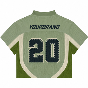 Maillot de supporter personnalisé 2026 col en V manches courtes en mesh sublimé, tenue d'équipe unisexe adulte respirante toutes saisons - Product Image 4
