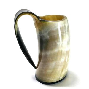 Dishwasher Safe Vintage Horn Mug Food Grade High Quality <b>Champagne</b> Beer Mugs & Tankard Classic Viking Horn Mug For Sale - Product Image 3