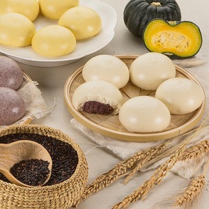 [MILWON] Snack de boulangerie coréenne : Boulette de blé coréenne cuite à la vapeur avec garniture aux haricots rouges pour la gamme de snacks coréens en vente au détail - Product Image 4