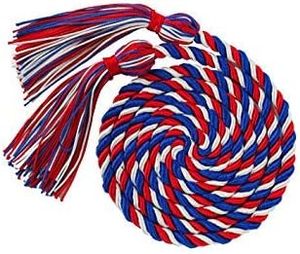 Cordon torsadé rose avec pompons pour vêtements, 100% polyester, cordons ronds, style simple, prix abordable et service OEM - Product Image 4