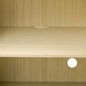 Credenza in Legno Stile Fattoria TREXM con Ante in Vetro e Ripiani Regolabili, Mobile Buffet per Cucina e Sala da Pranzo - Product Image 3