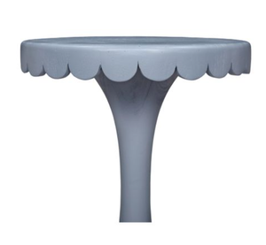Metal Round Cake Stand Pedestal Cake Holder Scalloped <b>Table</b> Display for Wedding <b>Birthday</b> Party Dessert - Product Image 3