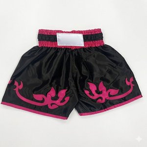 Wholesale Kickboxing Shorts High Elastic Waistband Muay Thai Trunks Satin <b>Athletic</b> Gym Training Shorts for Adults Custom - Product Image 6