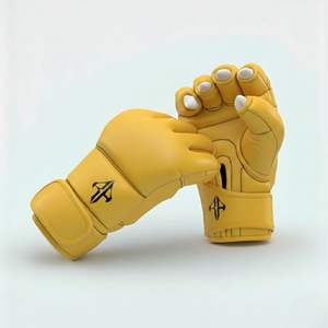 Guantes de Boxeo para Hombre, Nuevos, Ligeros, de Medio Dedo, con Cierre de Cordones, Personalizados, de Cuero PU de Alta Calidad, para Adultos, con Protección para la Muñeca - Product Image 1