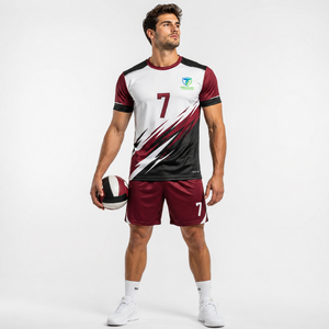 Uniformes de Voleibol Sublimados de Último Diseño, Corte Ajustado, Secado Rápido, Ropa Deportiva, Uniforme de Voleibol para Equipos Adultos, Servicio OEM - Product Image 1