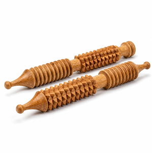 Barras de masaje acanaladas combinadas que proporcionan una estimulación miofascial intensa a los tejidos tensos, disponibles a precios de mayorista. - Product Image 1