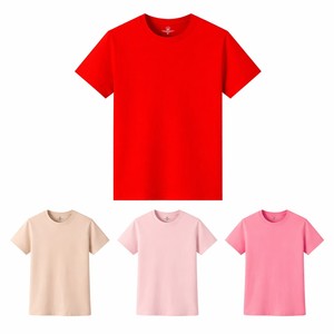 เสื้อยืดเด็กขายดี ผ้าฝ้าย 100% สีพื้นเรียบ แขนสั้น เสื้อยืดเปล่าสำหรับเด็ก พร้อมสกรีนโลโก้ ขายส่ง - Product Image 3