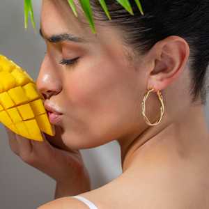 Trendy PRAO Serpentine Ear Ornaments Pendientes de aro de moda - Product Image 2