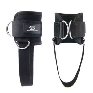 สายรัดข้อเท้าสำหรับฟิตเนสและการออกกำลังกายในยิม รองรับการฝึกแบบเคเบิล บุนวมอย่างนุ่มนวล ใช้งานได้สบายและทนทาน - Product Image 1