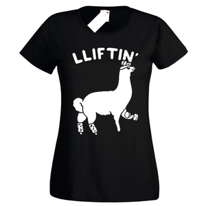 เสื้อยืดออกกำลังกายผู้หญิงทรงหลวมไหล่ตกเล็กน้อย ดีไซน์ใหม่ คุณภาพสูง ผ้าฝ้าย 100% สกรีนลายตามสั่ง สไตล์สตรีทแวร์ - Product Image 1