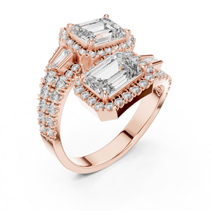 Micro Pave 925 Sterling Silver Moissanite <b>Diamond</b> <b>Ring</b> Wholesale Bridal Jewelry Manufacturer Supplier - Product Image 4