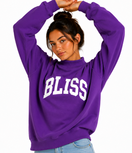 Sweat-shirt oversize à col montant pour femme, personnalisable avec logo, en coton doux, coupe décontractée, streetwear quotidien, pull. - Product Image 4