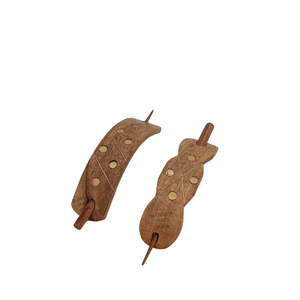 Pinces à cheveux en bois de qualité supérieure, écologiques, finition lisse, maintien solide, accessoires pour cheveux, fournisseur en gros mondial - Product Image 6