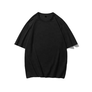 2025 Nueva colección de camiseta con logotipo personalizado para hombre 100% algodón negro Casual secado rápido y transpirable - Product Image 4