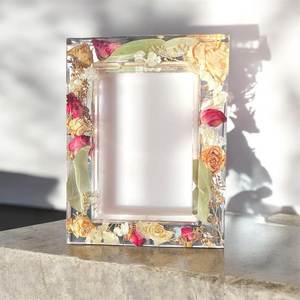 Modern Handmade Resin <b>Picture</b> <b>Frame</b> with Elegant Botanical Art for Memorable Moments - Product Image 5