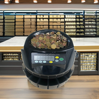 Machine de tri de pièces de monnaie à affichage LED C350, capacité de la trémie 220 pièces/min, capacité de la trémie 500 pièces, comptage et tri des pièces de monnaie pour les pièces de monnaie
