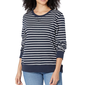 Sudadera de Mujer de Alta Calidad, Estilo Vintage, con Estampado Francés, Cuello Redondo, Material de Poliéster/Algodón - Product Image 3