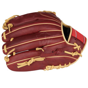Gants de baseball confortables pour hommes, en cuir, avec une forte adhérence, design respirant, adaptés aux matchs et aux séances d'entraînement - Product Image 2