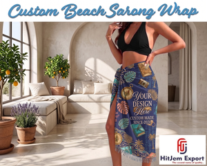 Pareo Hawaiano Polinesio Personalizado de Primera Calidad, Envoltura de Playa, Ropa de Resort, Fabricante Textil OEM ODM - Product Image 2