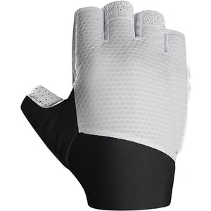 Gants de cyclisme d'hiver demi-doigts blancs unis antidérapants légers pour l'entraînement, le sport et la gym, unisexe - Product Image 2
