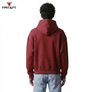 เสื้อฮู้ดดี้ผู้ชายแบบใหม่ น้ำหนักเบา ผ้าฝ้าย 100% ทรงหลวม สำหรับฤดูหนาว คุณภาพดี ราคาถูก ผลิตในปากีสถาน - Product Image 2