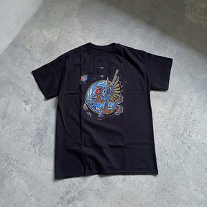 T-shirts graphiques streetwear personnalisés imprimés DTG, coupe ample, vintage pour hommes, 100% coton respirant, style streetwear - Product Image 1