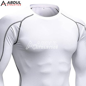<b>Compression</b> <b>Shirts</b> Designed For Workout And Training With Stretchable Material And Breathable Fabric For Daily Activities - Product Image 6