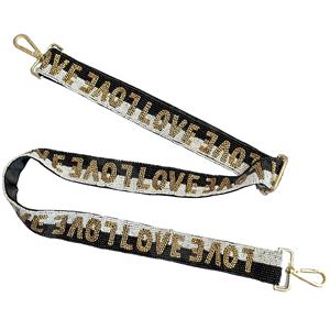 CRYSTAL CRAFT Perles de verre, sangle de sac à main perlée, couleur personnalisée, perles de rocaille, style indien, taille personnalisée, logo personnalisé accepté - Product Image 1