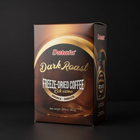 Offre Spéciale Café Instantané Datafa / Café Instantané en Poudre Torréfaction Foncée Originale 190g avec Sucre Première Qualité Faible Teneur en Brix / OEM ODM