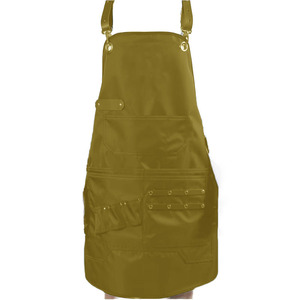 Back leather Heavy Duty high quality Adjustable Working <b>Apron</b> <b>Kitchen</b> Use Daily Wear Green ColorCleaning Cross - Product Image 2