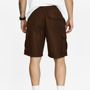 กางเกงขาสั้นคาร์โก้แฟชั่นใหม่ล่าสุด แห้งเร็ว ใส่สบายสำหรับฤดูร้อน มีกระเป๋าหลายช่อง ขายส่ง เอวปรับได้ รับสกรีนโลโก้ เหมาะสำหรับออกกำลังกาย - Product Image 4