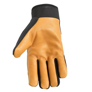 Gants de mécanicien en cuir, décontractés, imperméables, antidérapants, protection contre les chocs, design respirant, unisexe, vente en gros - Product Image 3