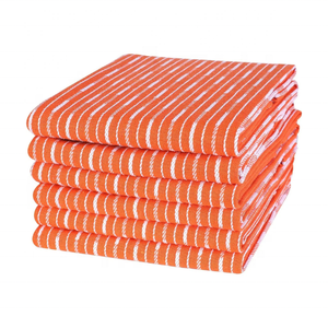 Affordable Wholesale Striped Kitchen <b>Dish</b> Towels With Custom Golf Designs Soft Cotton 15x24 Inches 200 Gsm Ideal for Promotions - Product Image 3