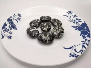 หินแจสเปอร์ลายม้าลายธรรมชาติ รูปทรงวงรี ขัดเงา สำหรับเป็นของขวัญตกแต่ง - Product Image 3