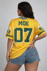Custom Oversize Streetwear Shirts Sublimation Soccer Wear Design Embroidered Logo Football Jersey American Football Jersey OEM - Product Image 4