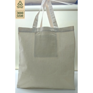 Bolsa de Compras de Lona de Polialgodón Off-White de 305 GSM, 38x42x20 cm, Logotipo Personalizado, Venta al Por Mayor, OEM, Reutilizable, Marca Privada, B2B, UE - Product Image 3