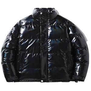 Veste matelassée de haute qualité pour homme, style streetwear, manches longues, manteau chaud, col montant, fermeture éclair, matière polaire, utilisation en extérieur, hiver - Product Image 1