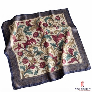 Pañuelo Cuadrado Ligero con Sensación de Seda, Tela de Alta Calidad, Accesorios de Moda Elegantes, Suministro al por Mayor, Fabricante OEM ODM - Product Image 6
