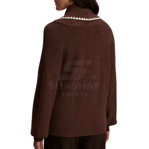 เสื้อคาร์ดิแกนผู้หญิง ผ้าถักนุ่ม น้ำหนักเบา แขนยาว สวมใส่สบาย ทันสมัย เหมาะสำหรับใส่ทุกวัน - Product Image 4