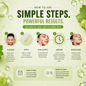 Manufacturer Supply Acne Control <b>Face</b> Serum with Salicylic Acid and Niacinamide - Product Image 5