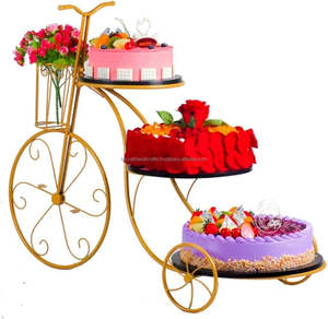 ขาตั้งเค้กโลหะทรงกลม ทำมือ สำหรับงานปาร์ตี้และงานแต่งงาน ขนาดปกติ - Product Image 3