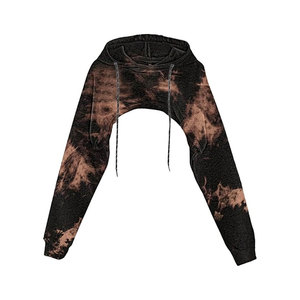 20256 Sudaderas Cortas Transpirables Antipilling para Mujer con MOQ Bajo, Diseña tus Propias Sudaderas Cortas para Mujer - Product Image 1